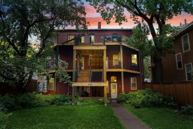 546 Laurel Ave Unit 6, Saint Paul, MN 55102 - view of front of property with a balcony