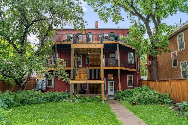 546 Laurel Ave Unit 6, Saint Paul, MN 55102 - view of front of home with a chimney