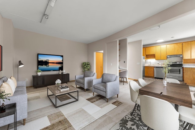 546 Laurel Ave Unit 6, Saint Paul, MN 55102 - living area with light colored carpet