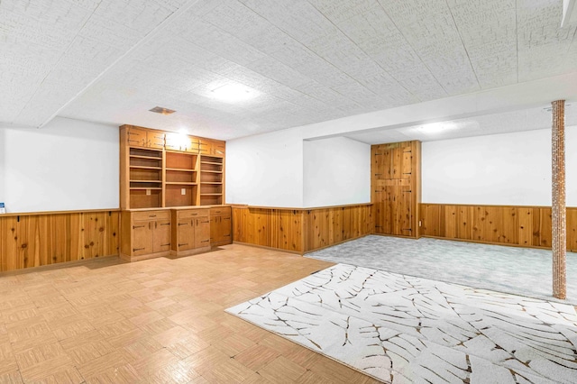 5313 Birchcrest Dr, Edina, MN 55436 - finished basement with a wainscoted wall and wood walls