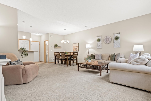 3537 Cherry Ln Unit C, Woodbury, MN 55129 - carpeted living area with a chandelier