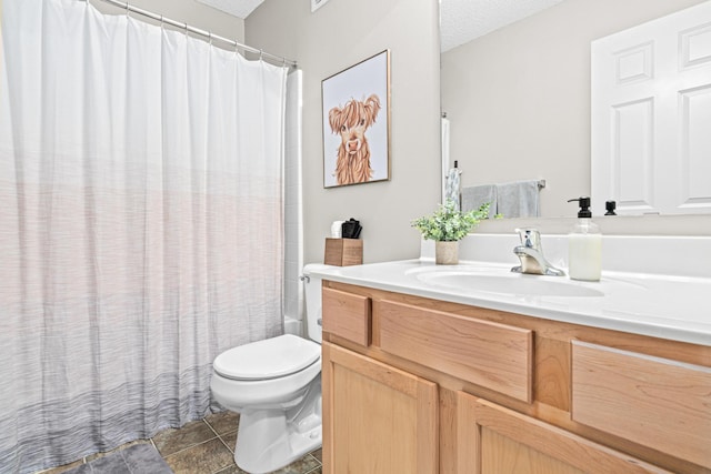 3537 Cherry Ln Unit C, Woodbury, MN 55129 - bathroom with vanity, a textured ceiling, and shower / bath combo