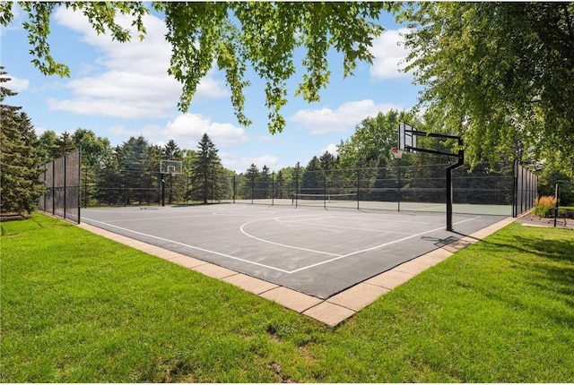 3537 Cherry Ln Unit C, Woodbury, MN 55129 - view of basketball court featuring community basketball court and a tennis court