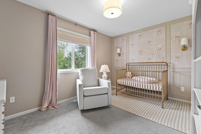 104 Bison Ct, Buffalo, MN 55313 - carpeted bedroom with a nursery area and baseboards