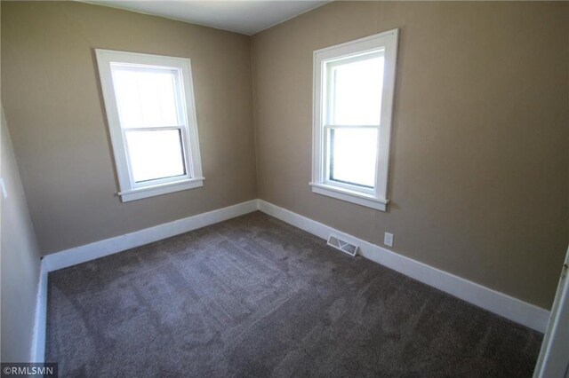 132 4th Ave N, Waite Park, MN 56387 - spare room featuring plenty of natural light, carpet flooring, and baseboards