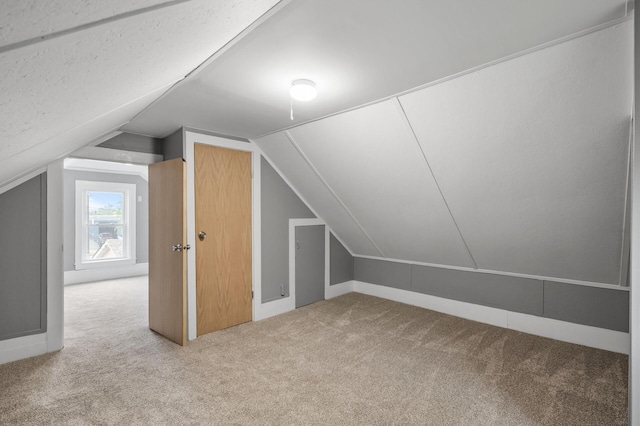 414 Western Ln, Anoka, MN 55303 - additional living space featuring carpet and vaulted ceiling