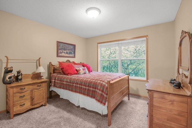 10426 Hidden Oaks Ln N, Champlin, MN 55316 - bedroom featuring light carpet and a textured ceiling