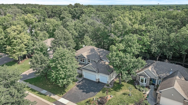 10426 Hidden Oaks Ln N, Champlin, MN 55316 - view of subject property with a forest