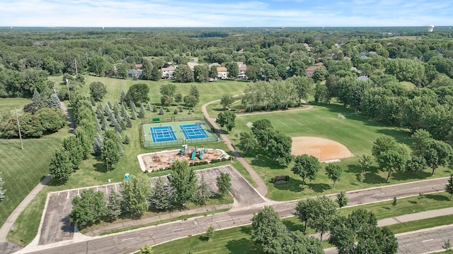 10426 Hidden Oaks Ln N, Champlin, MN 55316 - drone / aerial view of a forest
