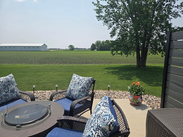 924 3rd Ave SE, Hayfield, MN 55940 - view of patio featuring a view of countryside and agricultural area