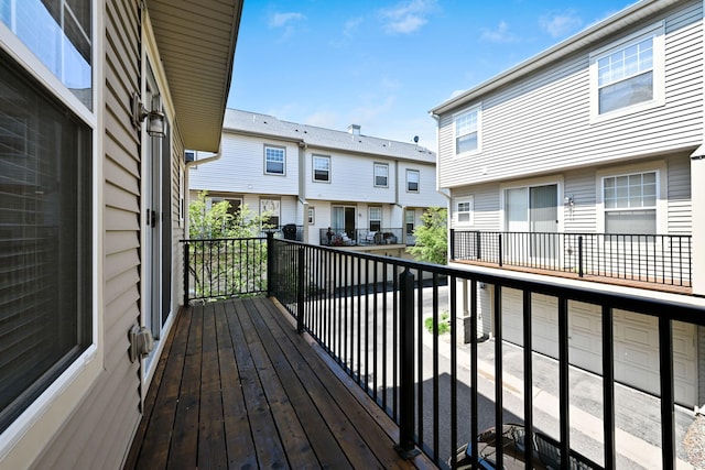 8280 Labont Way, Eden Prairie, MN 55344 - deck featuring a residential view
