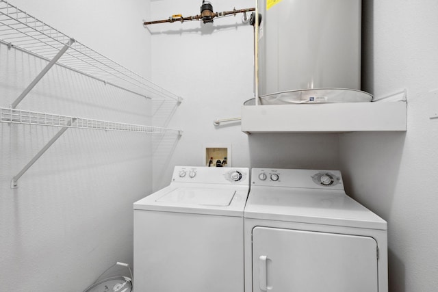 13560 Technology Dr Unit 1102, Eden Prairie, MN 55344 - laundry room featuring washer and dryer and water heater