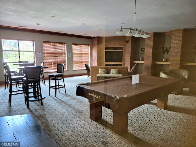 13560 Technology Dr Unit 1102, Eden Prairie, MN 55344 - game room featuring pool table, baseboards, and recessed lighting