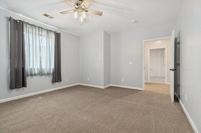 531 Depree Way, Glenwood, MN 56334 - carpeted spare room with ceiling fan, baseboards, and a smoke detector