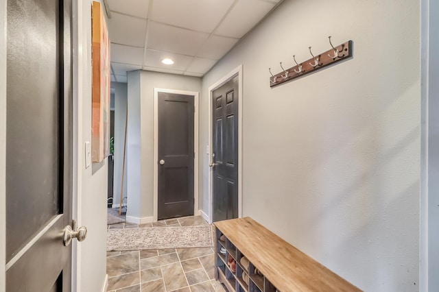 1782 225th St N, Hawley, MN 56549 - mudroom with a paneled ceiling and recessed lighting