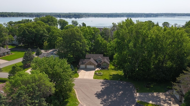 21857 Iden Avenue Pl N, Forest Lake, MN 55025 - aerial view of property and surrounding area featuring a nearby body of water