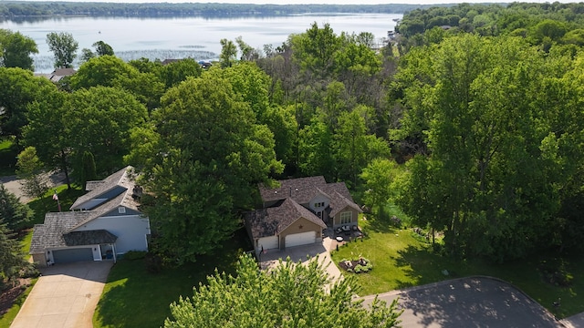 21857 Iden Avenue Pl N, Forest Lake, MN 55025 - aerial view of property and surrounding area with a large body of water and a forest