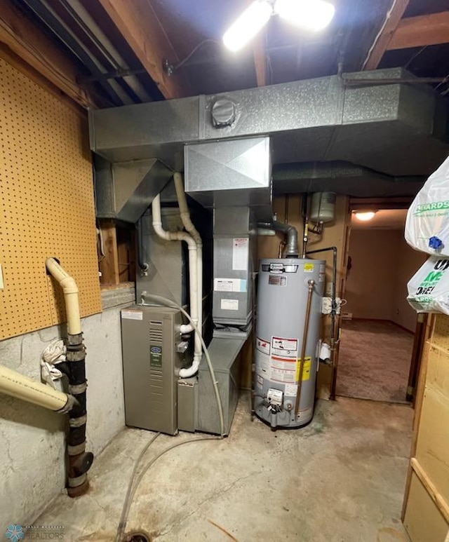 614 8th St E, West Fargo, ND 58078 - utilities featuring gas water heater