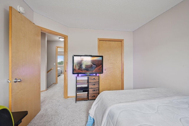 19470 Zumbro Ct NW, Elk River, MN 55330 - bedroom with light colored carpet and a textured ceiling