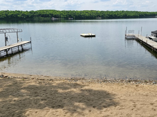 29501 Maplewood Rd Horseshoe, Unit Horseshoe, Callaway, MN 56521 - dock area with a water view