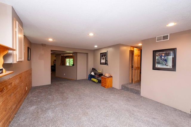 840 Shore Dr W, Orono, MN 55364 - living area with carpet flooring and recessed lighting