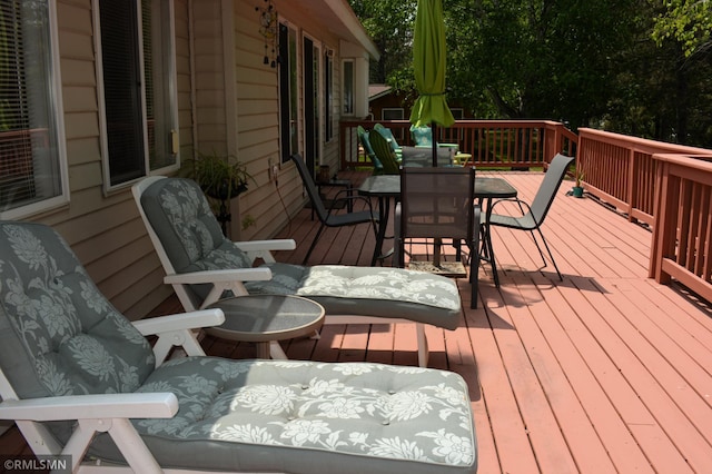 31145 409th Pl, Aitkin, MN 56431 - deck featuring outdoor dining space