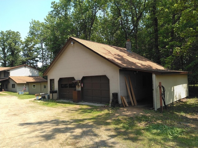 7047 Kingfisher Ln NE, Frohn Twp, MN 56601 - view of detached garage