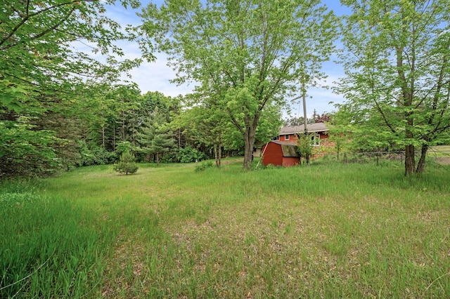 15429 Ramsey Blvd NW, Ramsey, MN 55303 - view of yard with a forest view and a barn