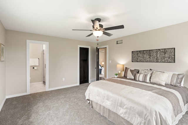 17323 County 31st Blvd, Welch Twp, MN 55089 - bedroom with light carpet and ceiling fan