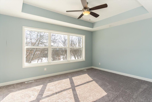 7830 Adler Trl, Inver Grove Heights, MN 55077 - unfurnished room featuring carpet flooring, baseboards, and a ceiling fan