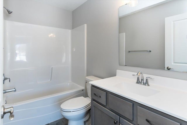 7830 Adler Trl, Inver Grove Heights, MN 55077 - full bathroom with toilet, vanity, and shower / tub combination