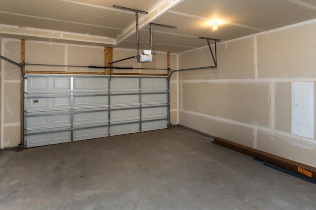 7830 Adler Trl, Inver Grove Heights, MN 55077 - garage featuring a garage door opener and electric panel
