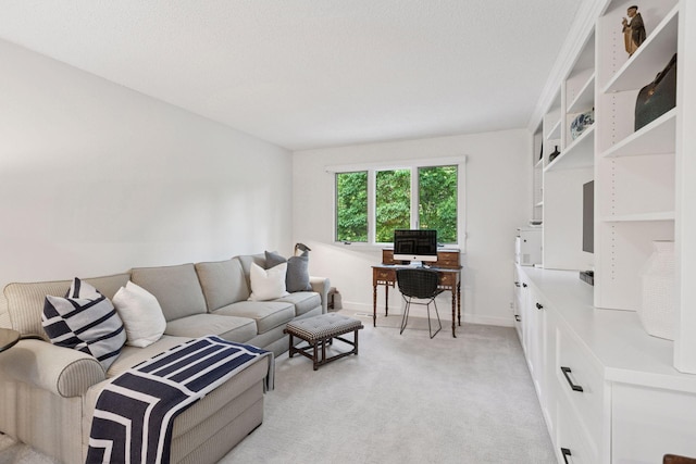6050 Blake Ridge Rd, Edina, MN 55436 - living area featuring light colored carpet and baseboards