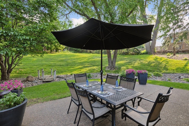 6050 Blake Ridge Rd, Edina, MN 55436 - view of patio / terrace with outdoor dining area