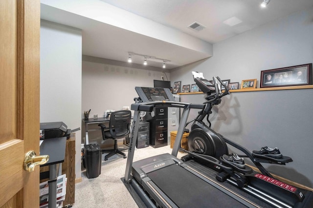 12584 County 18 SW, Brainerd, MN 56401 - workout room with track lighting