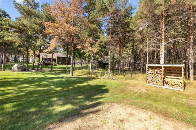 12584 County 18 SW, Brainerd, MN 56401 - view of grassy yard with an outdoor structure