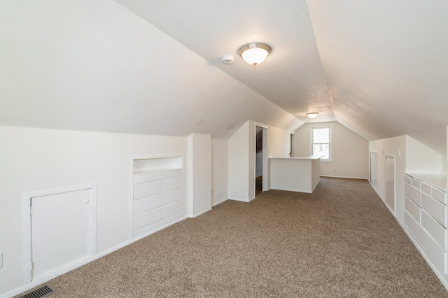 1576 Nebraska Ave E, Saint Paul, MN 55106 - additional living space featuring carpet flooring, lofted ceiling, and baseboards