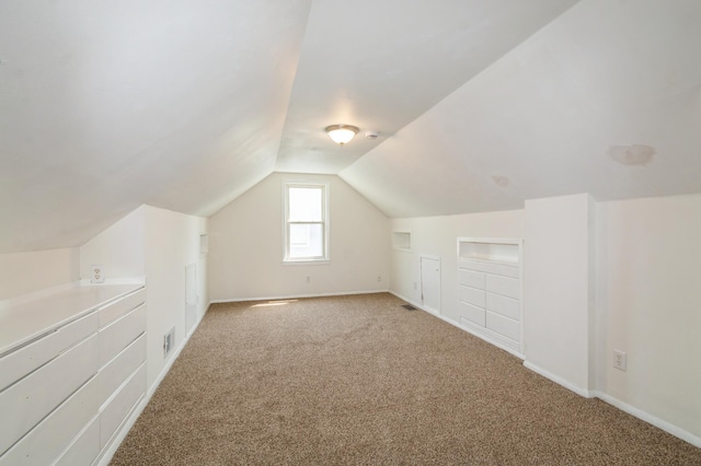 1576 Nebraska Ave E, Saint Paul, MN 55106 - additional living space featuring carpet floors, lofted ceiling, and baseboards