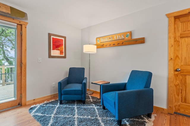 1874 Hidden Valley Ln NW, Leaf Valley Twp, MN 56354 - sitting room with wood finished floors