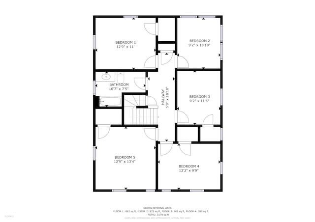 2505 Pleasant Ave, Minneapolis, MN 55404 - room layout