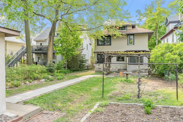 2505 Pleasant Ave, Minneapolis, MN 55404 - rear view of house with stairway