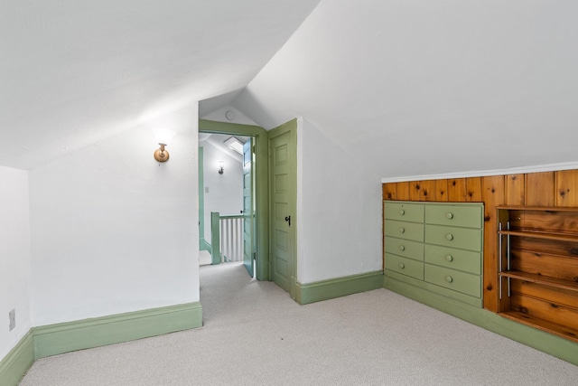 2505 Pleasant Ave, Minneapolis, MN 55404 - bonus room with vaulted ceiling, carpet, and baseboards