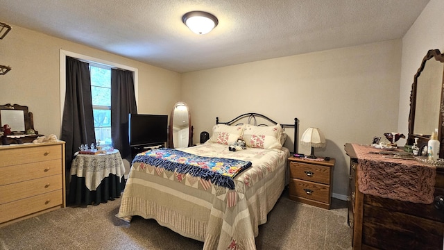 111 10th Ave SE, Elbow Lake, MN 56531 - bedroom with carpet floors and a textured ceiling