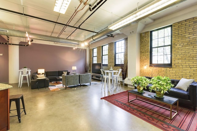 730 Stinson Blvd Unit 425, Minneapolis, MN 55413 - lobby with brick wall