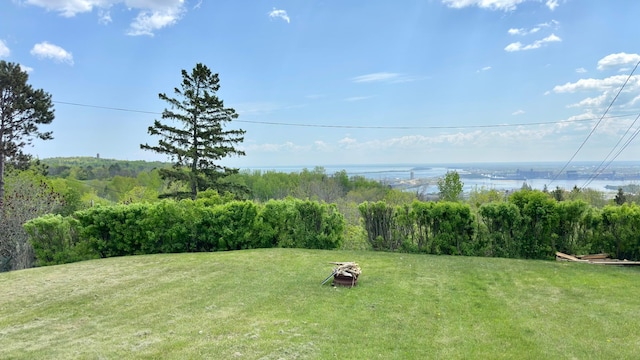 2212 Springvale Ct, Duluth, MN 55811 - view of grassy yard with a water view