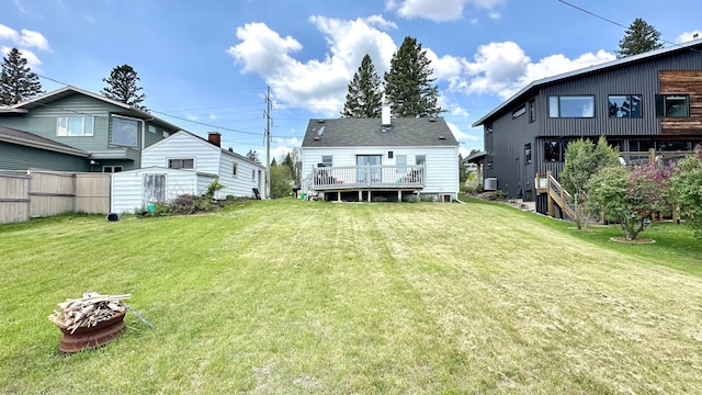 2212 Springvale Ct, Duluth, MN 55811 - rear view of house with a deck