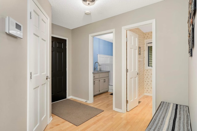 1366 140th Ln NW, Andover, MN 55304 - entrance foyer with light wood finished floors and baseboards