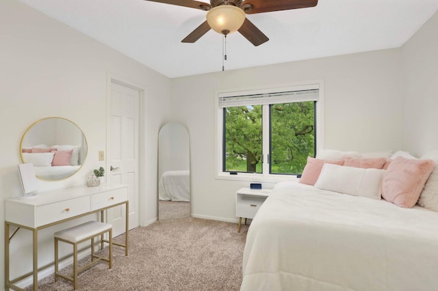 1366 140th Ln NW, Andover, MN 55304 - carpeted bedroom featuring baseboards and a ceiling fan
