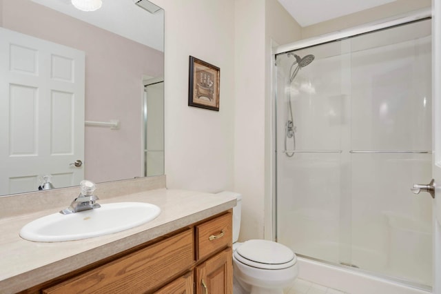 1366 140th Ln NW, Andover, MN 55304 - full bath featuring a stall shower, vanity, and toilet