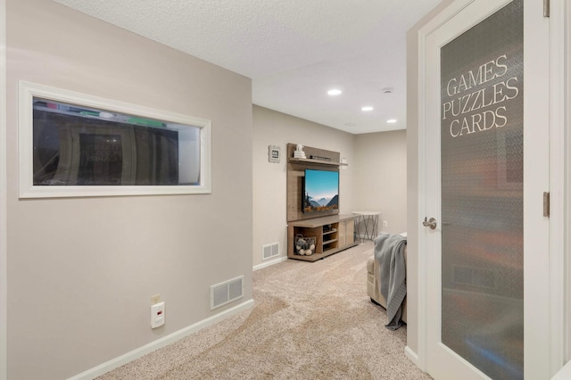 1366 140th Ln NW, Andover, MN 55304 - hall featuring carpet flooring, baseboards, and recessed lighting